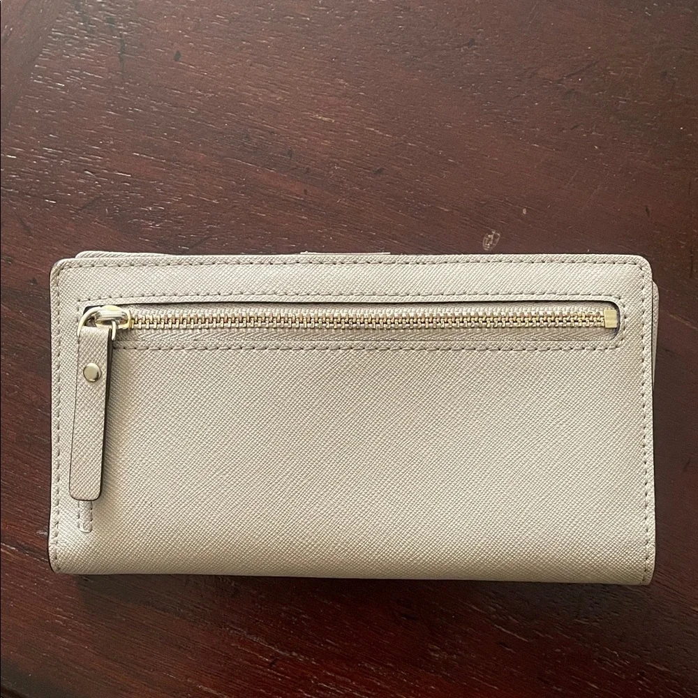 Kate Spade Beige Leather Wallet - Picture 3 of 7